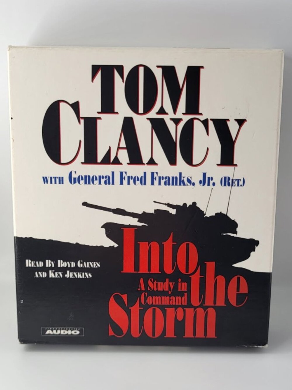 5CD Audio Book - Into the Storm: A Study in Command by Tom Clancy Fred Franks